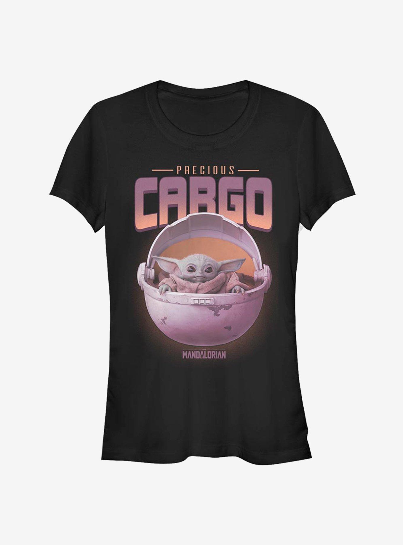 Star Wars The Mandalorian The Child Precious Cargo Girls T-Shirt, BLACK, hi-res