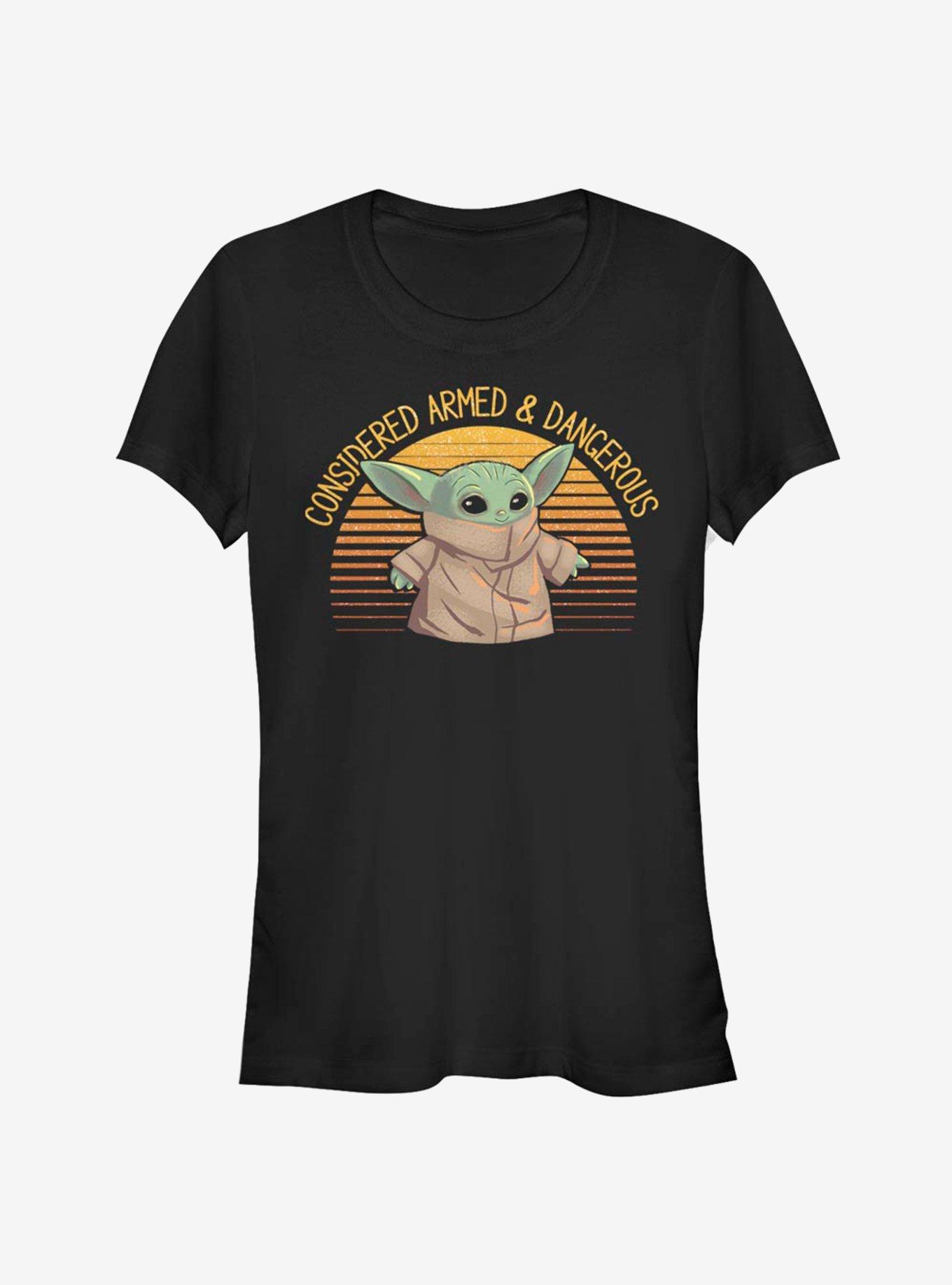 Star Wars The Mandalorian The Child Considered Armed & Dangerous Girls T-Shirt, , hi-res