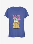 Star Wars The Mandalorian The Child Stance Girls T-Shirt, ROYAL, hi-res