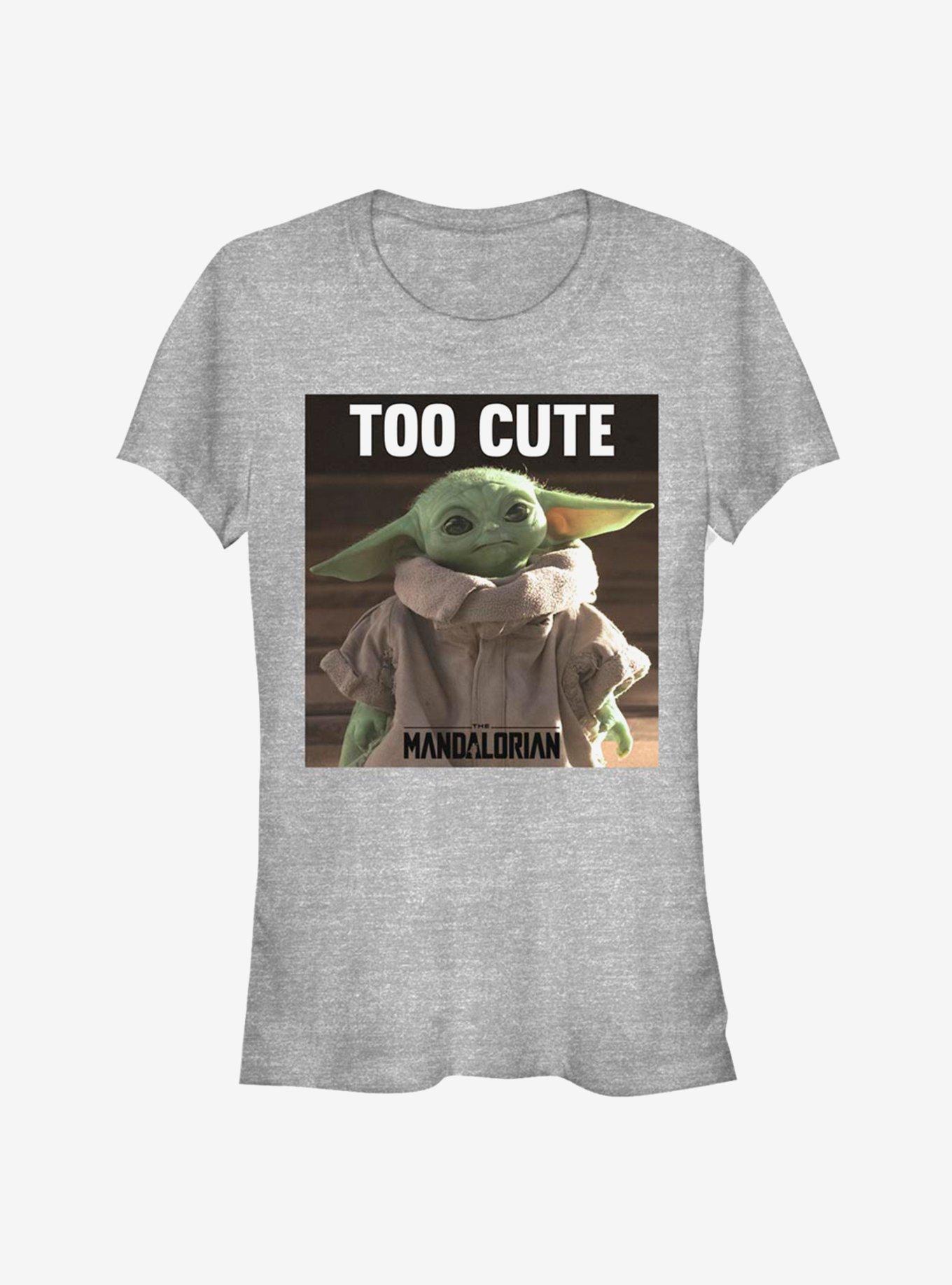 Star Wars The Mandalorian The Child Too Cute Girls T-Shirt, ATH HTR, hi-res