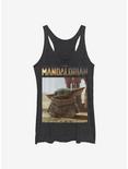 Star Wars The Mandalorian Title The Child Photoreal Girls Tank, BLK HTR, hi-res