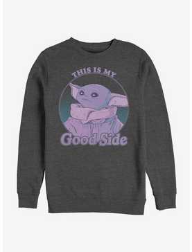 Star Wars The Mandalorian The Child This Is My Good Side Crew Sweatshirt, , hi-res