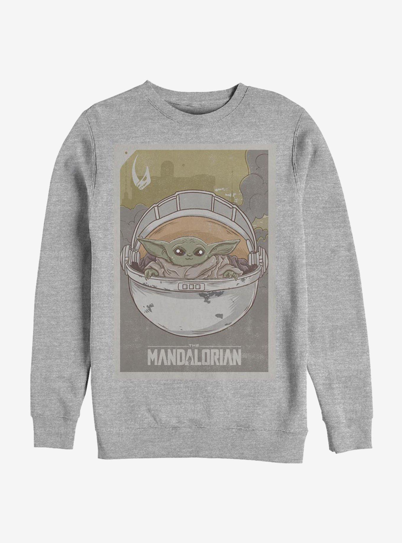 Star Wars The Mandalorian The Child Poster Crew Sweatshirt, , hi-res