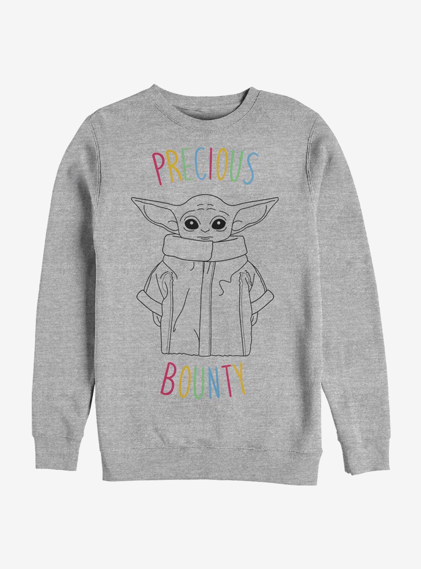 Star Wars The Mandalorian The Child Precious Bounty Outline Crew Sweatshirt, , hi-res
