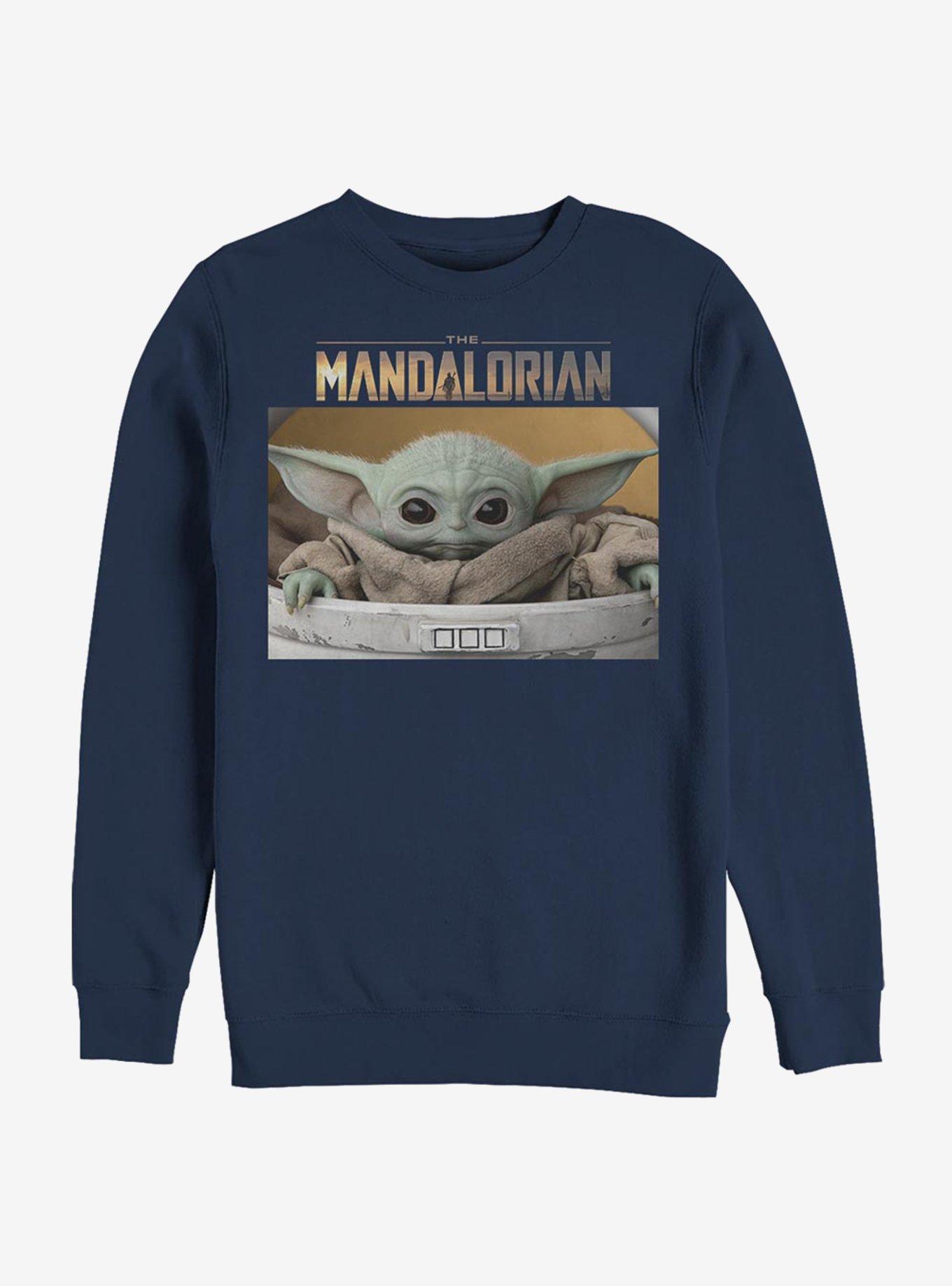 Star Wars The Mandalorian The Child Box Photo Crew Sweatshirt, , hi-res