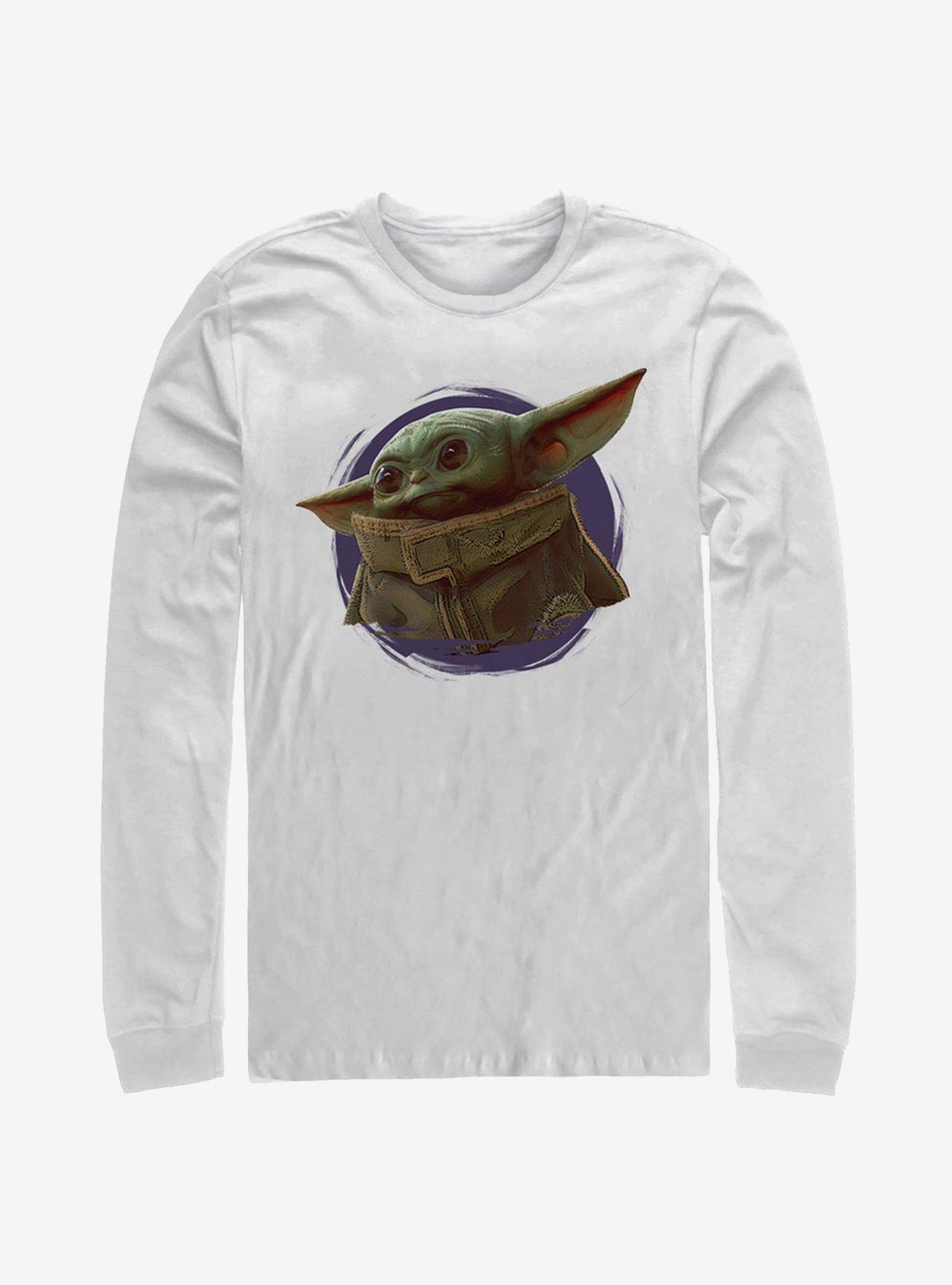 Star Wars The Mandalorian The Child Ball Frame Long-Sleeve T-Shirt, WHITE, hi-res