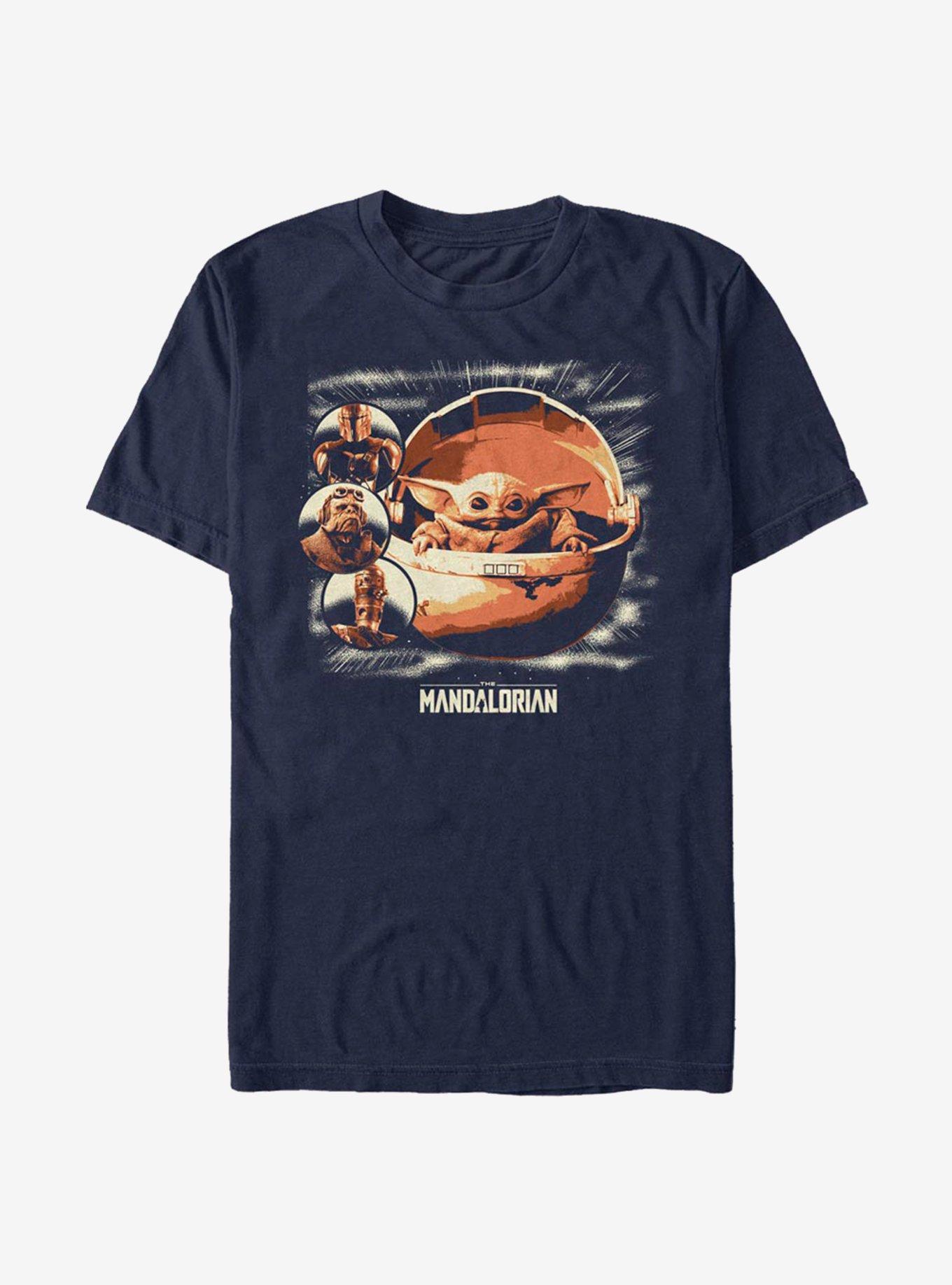 Star Wars The Mandalorian The Child Caretakers T-Shirt, NAVY, hi-res