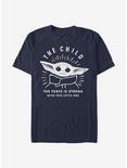 Star Wars The Mandalorian The Child The Force Is Strong T-Shirt, NAVY, hi-res