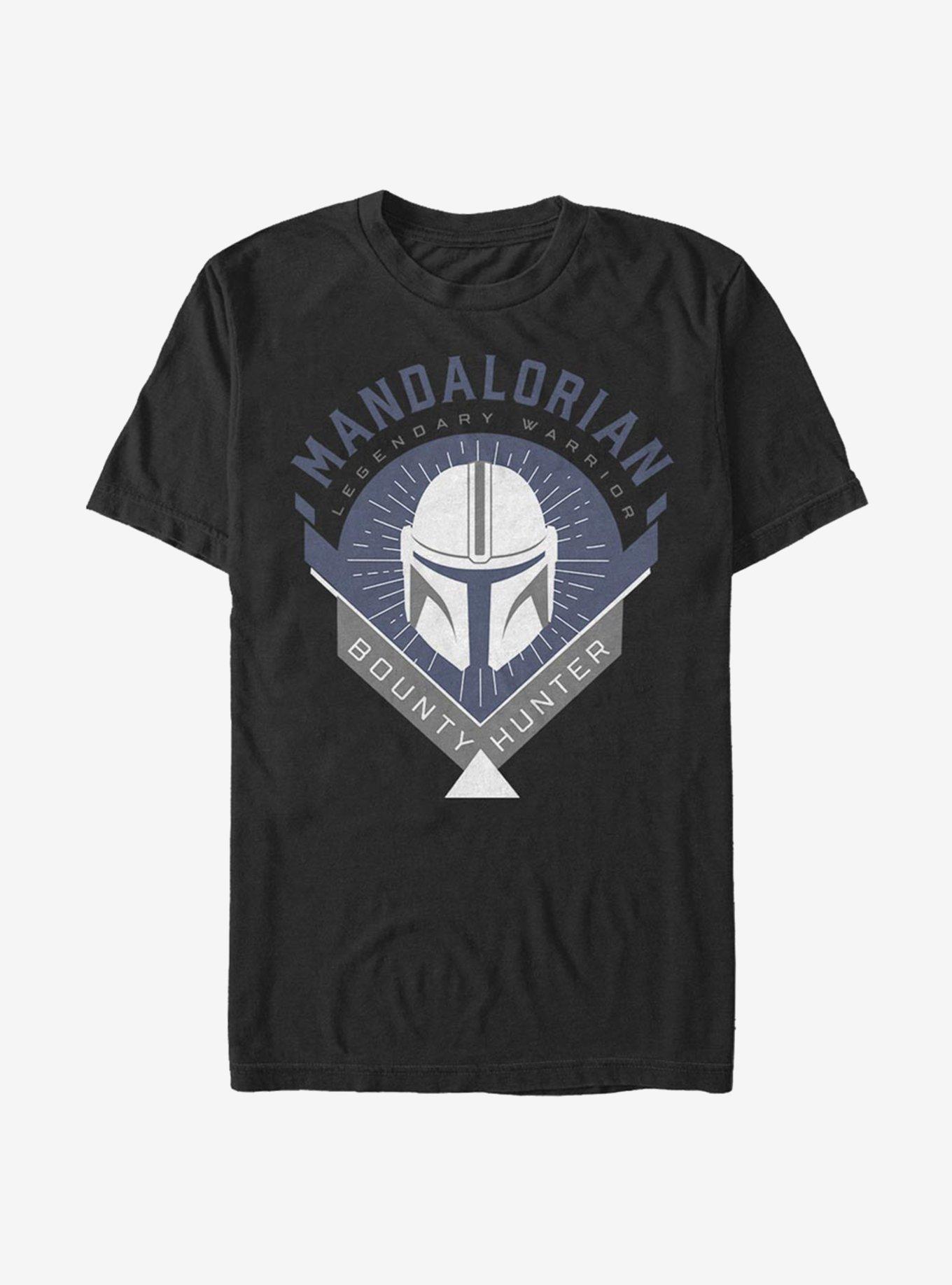 Star Wars The Mandalorian Crest T-Shirt, BLACK, hi-res