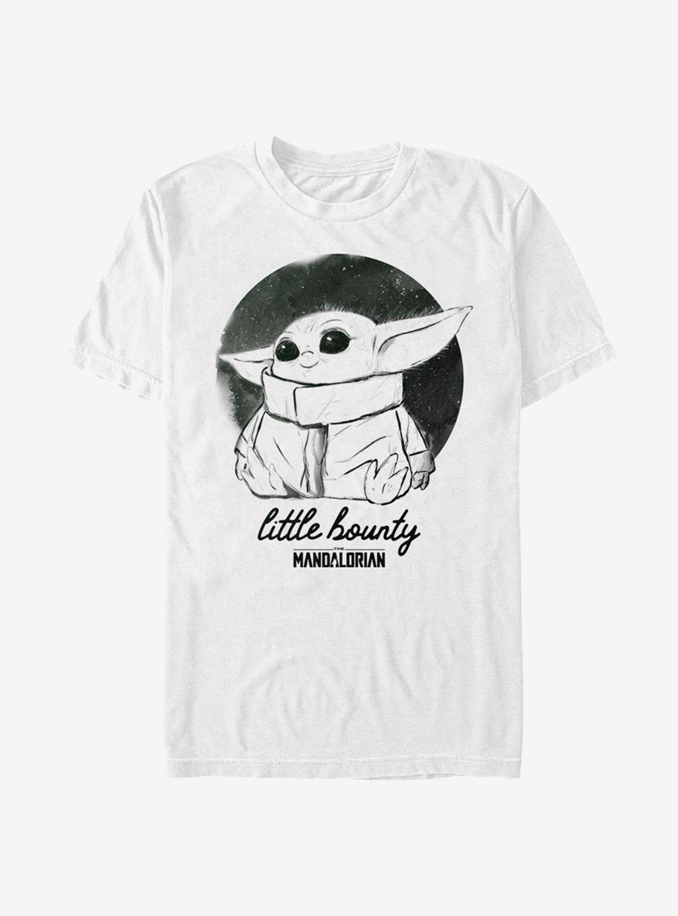 Star Wars The Mandalorian The Child Little Bounty Ink T-Shirt, WHITE, hi-res