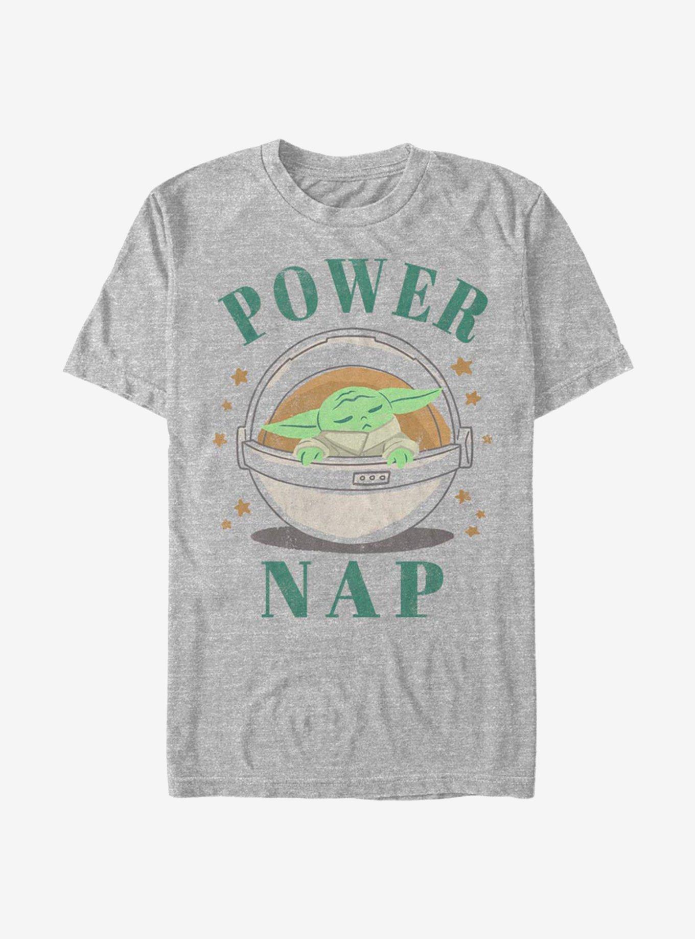 Star Wars The Mandalorian The Child Power Nap T-Shirt, ATH HTR, hi-res