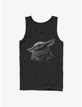 Star Wars The Mandalorian The Child Grey Scale Tank, , hi-res