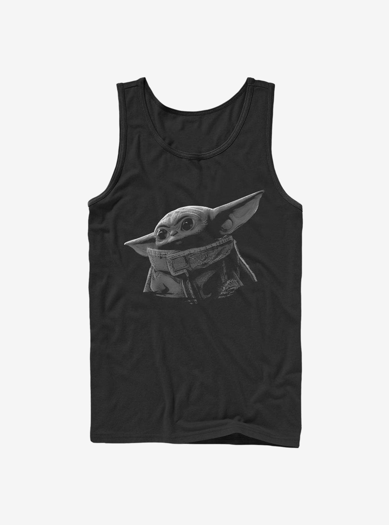 Star Wars The Mandalorian The Child Grey Scale Tank, , hi-res