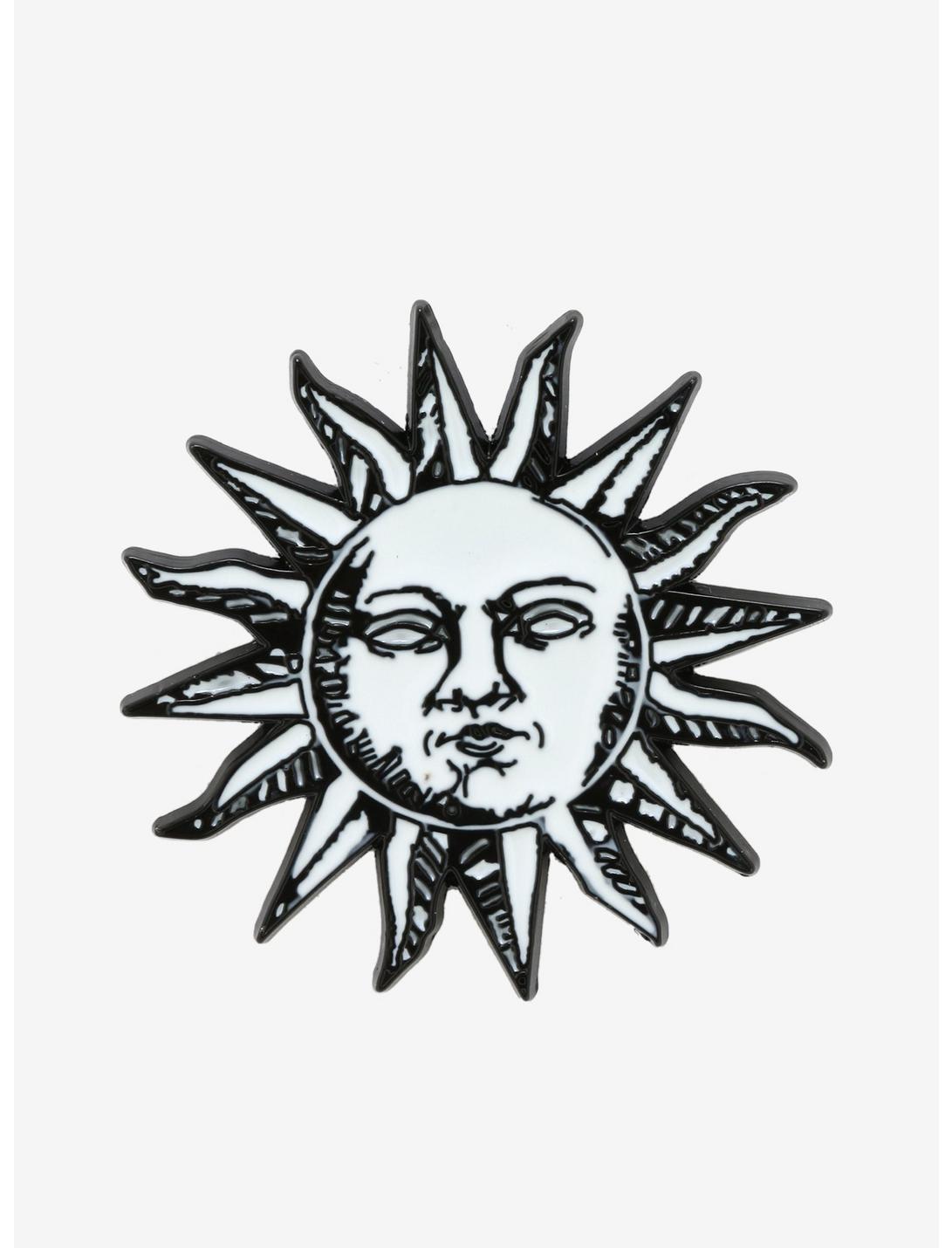 Sun Enamel Pin By Micah Ulrich, , hi-res