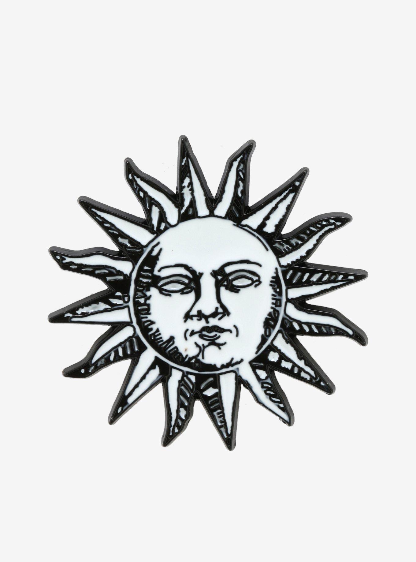 Sun Enamel Pin By Micah Ulrich, , hi-res