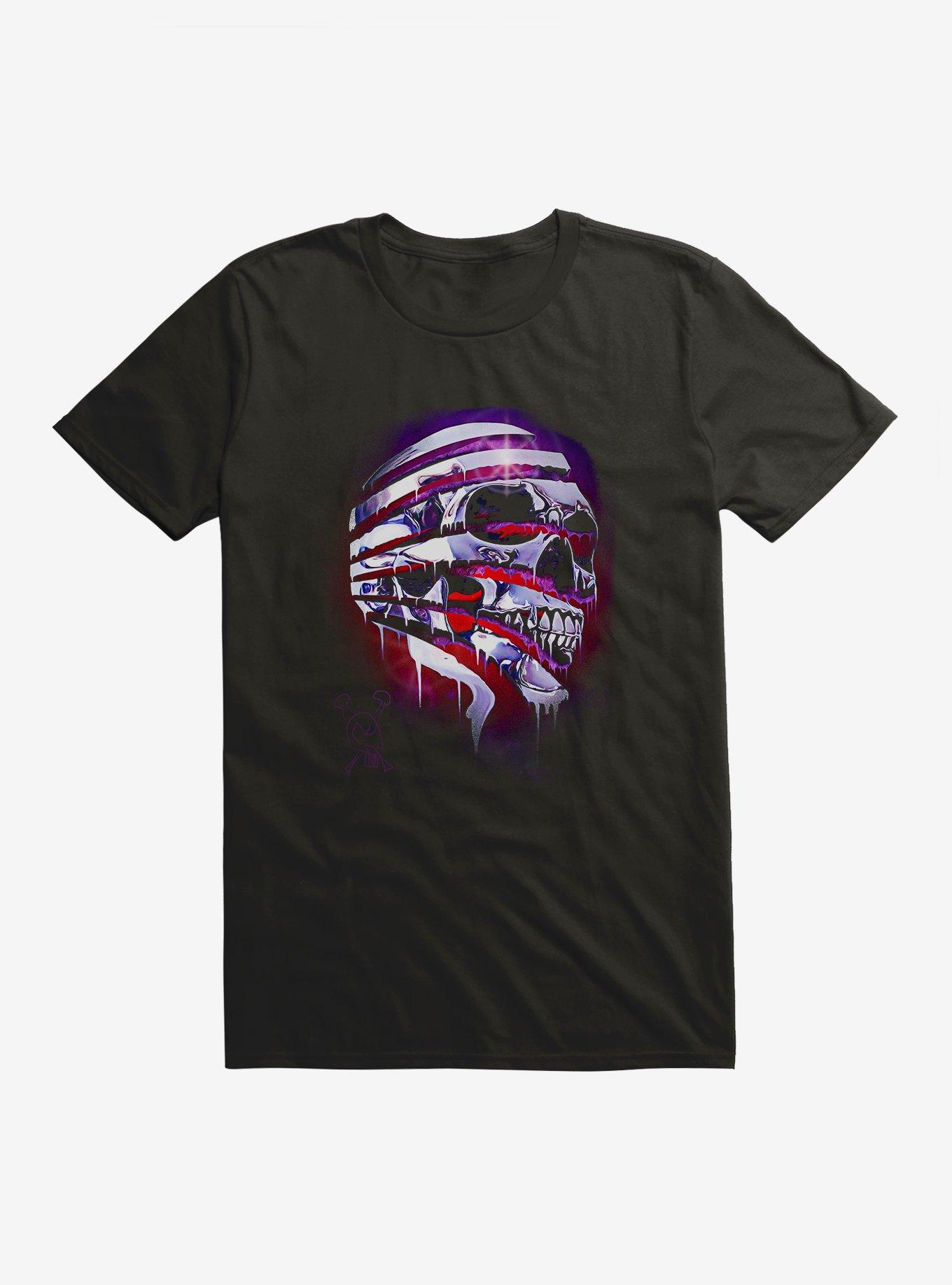 Plus Size HT Creators: Art by Steve Thompson Shiny Skull T-Shirt, , hi-res
