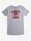 The Office Schrute Farms Women's Sleep Shirt - BoxLunch Exclusive, MAROON, hi-res
