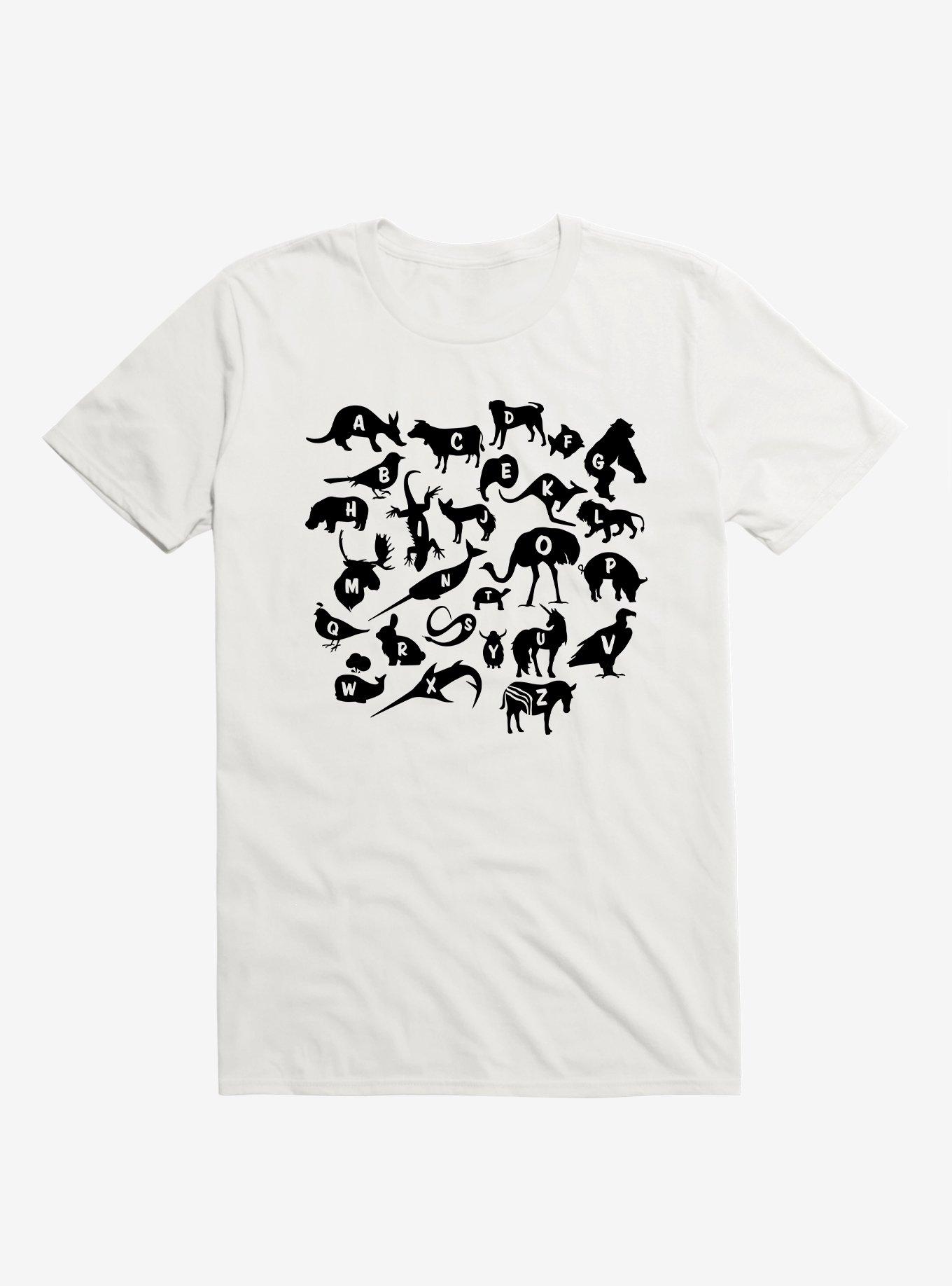 Alphabet Zoo Animals T-Shirt - WHITE | Hot Topic