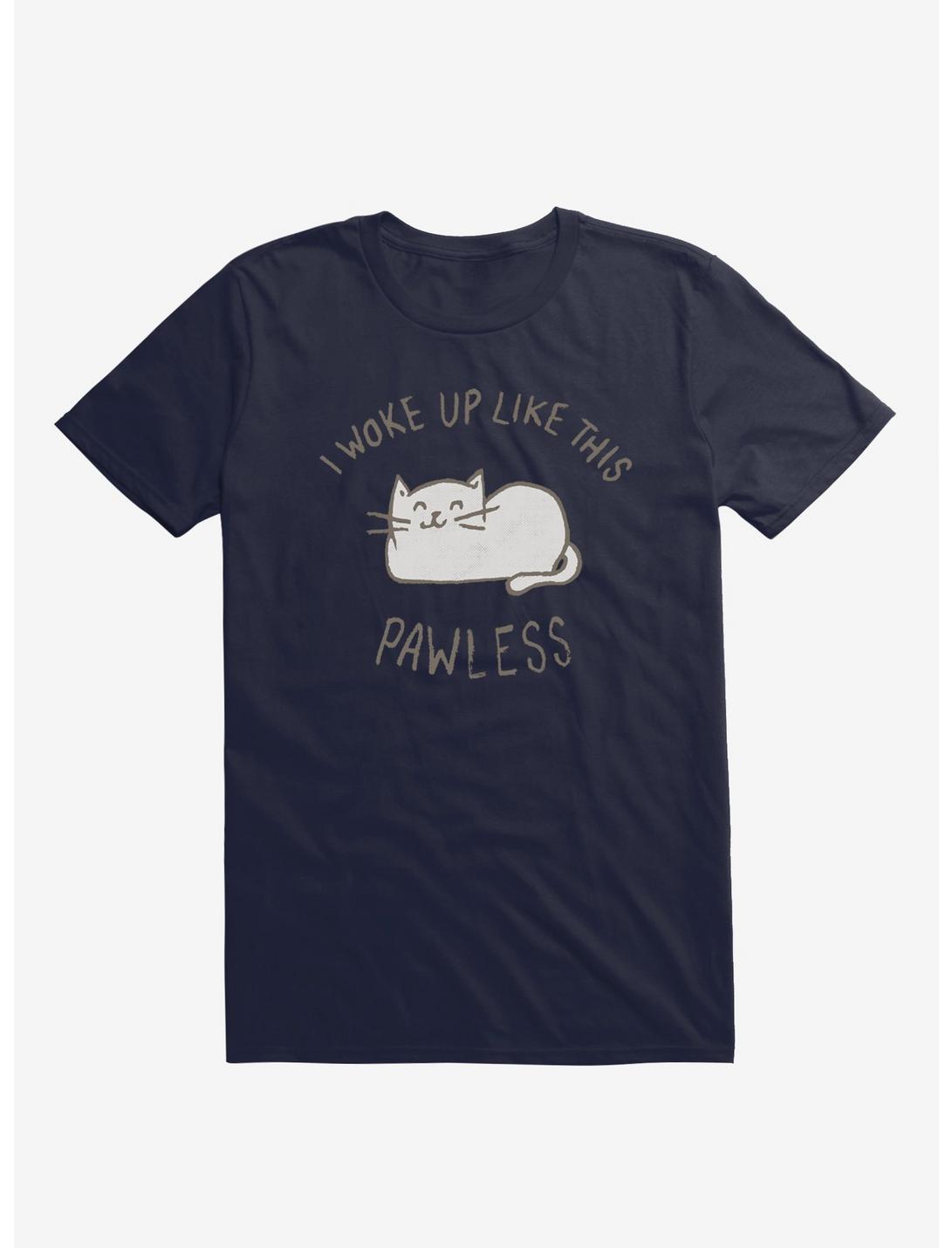 I Woke Up Like This Pawless T-Shirt, NAVY, hi-res