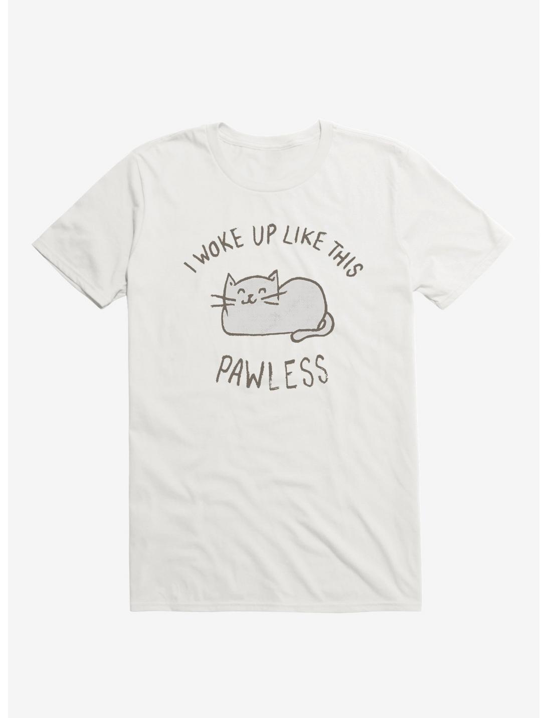 I Woke Up Like This Pawless T-Shirt, WHITE, hi-res