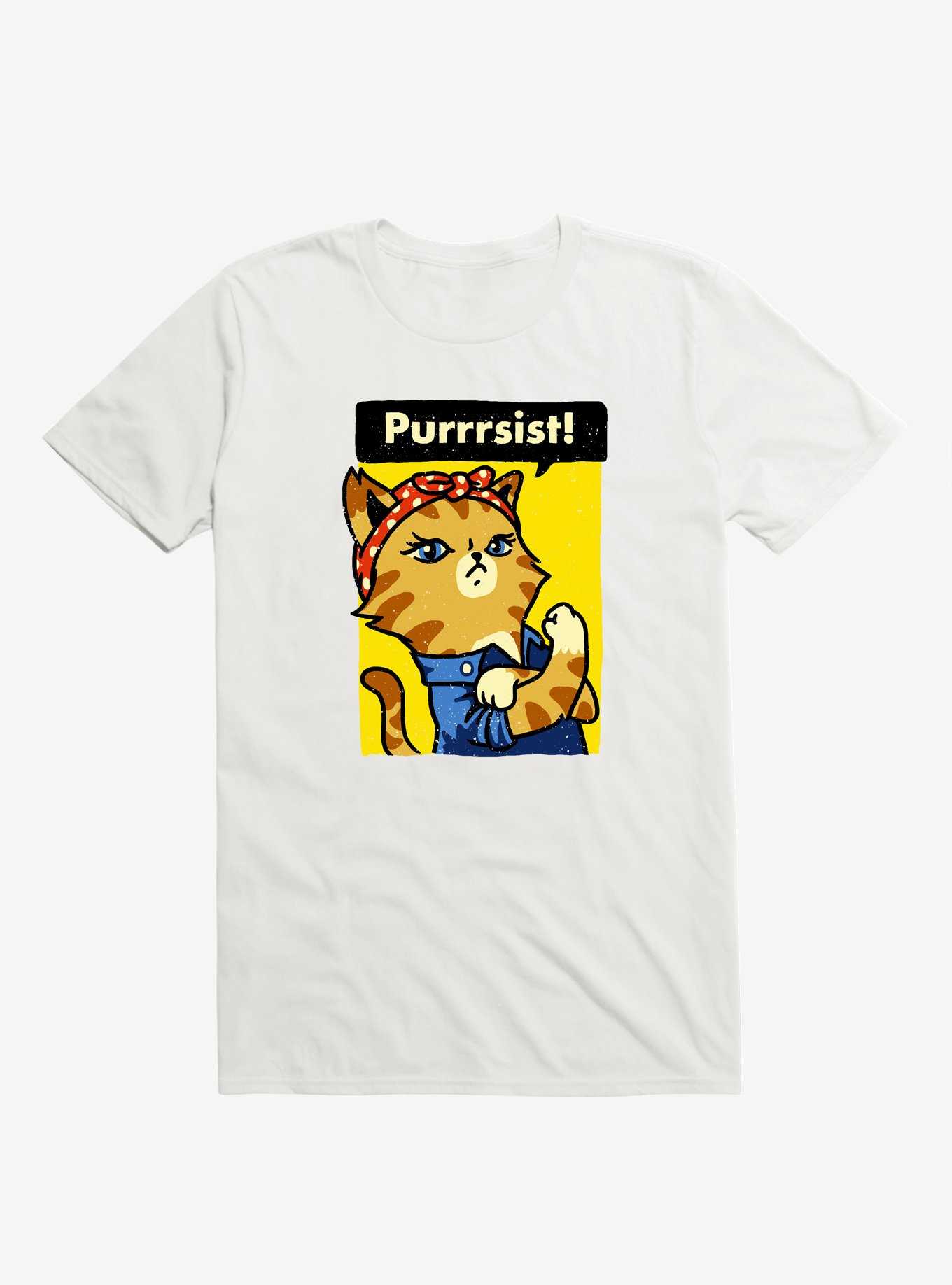 Purrrsist! Cat T-Shirt, , hi-res