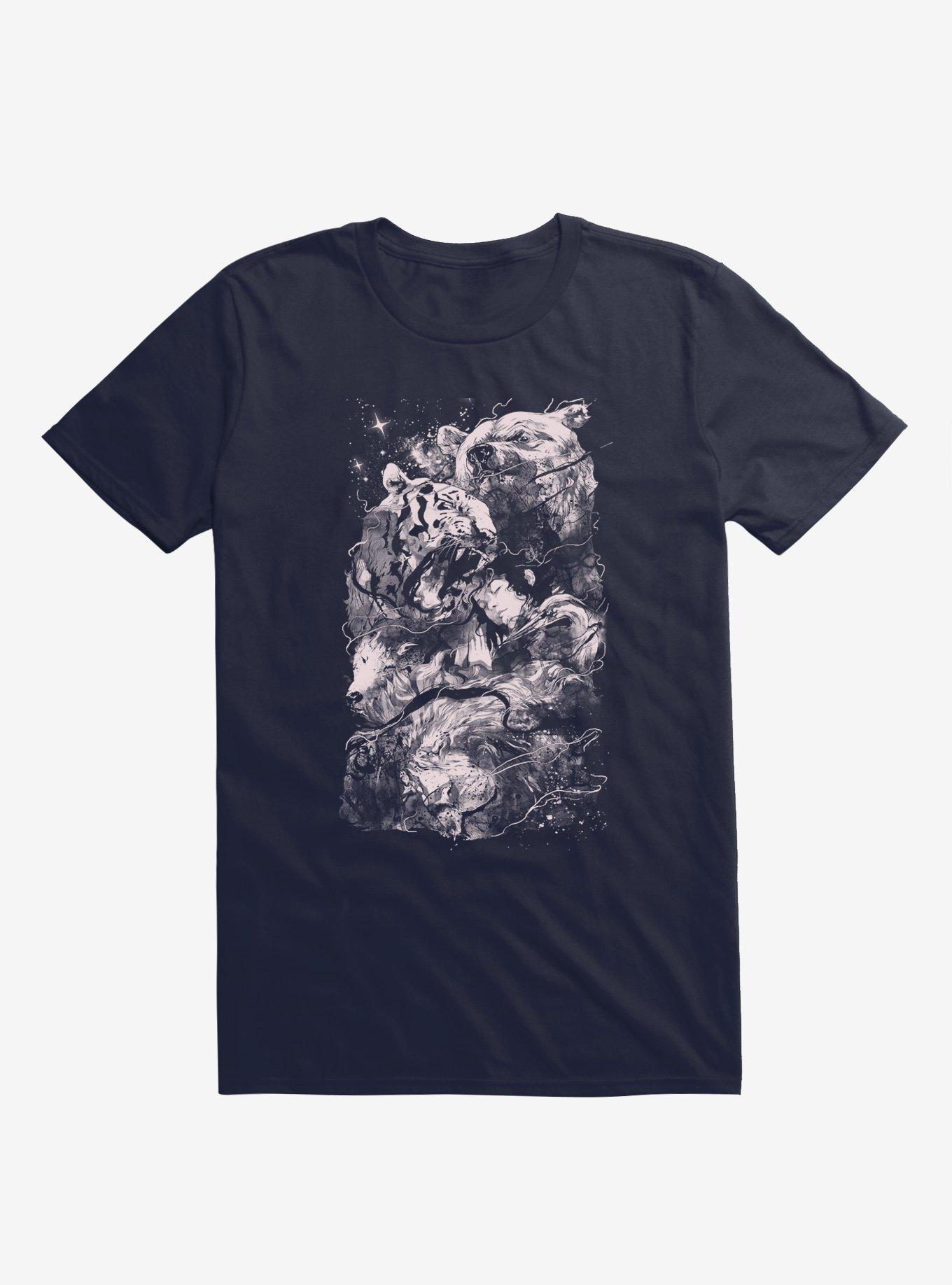 Sleep With The Gods T-Shirt, NAVY, hi-res