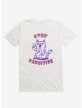 Stay Pawsitive T-Shirt, WHITE, hi-res