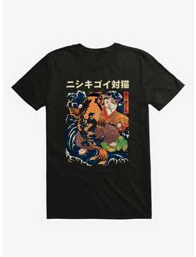 The Cat And The Koi T-Shirt, , hi-res