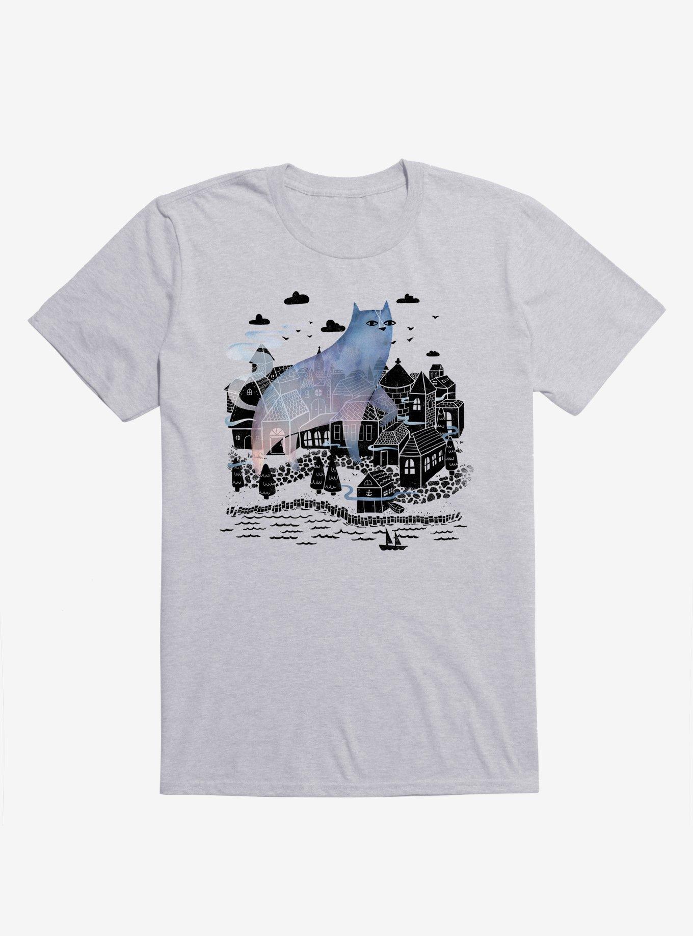 The Fog Cat T-Shirt, SPORT GRAY, hi-res