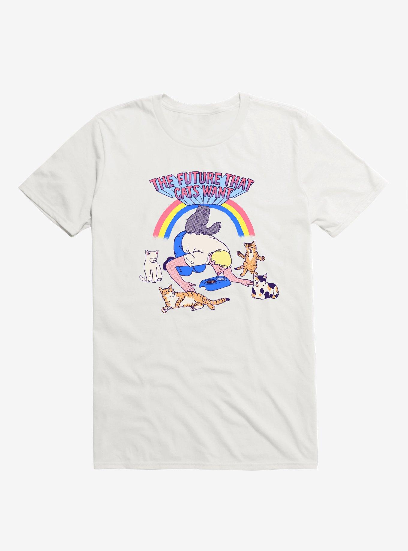 The Future That Cats Want T-Shirt, WHITE, hi-res