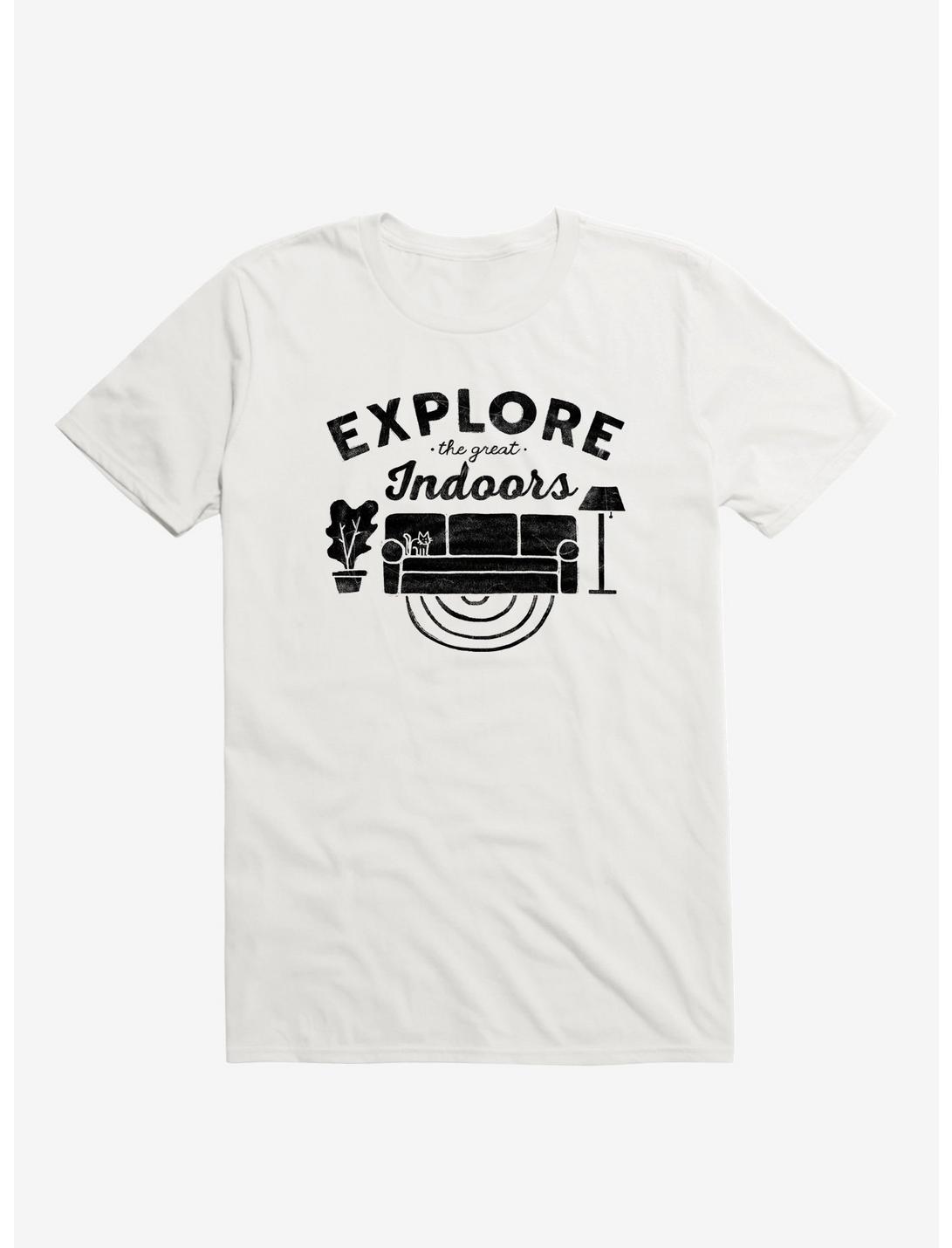 The Great Indoors T-Shirt, WHITE, hi-res