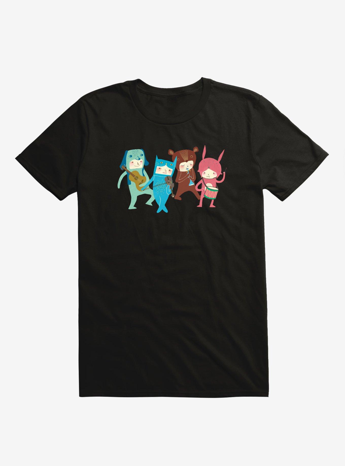 The Musicians T-Shirt, BLACK, hi-res