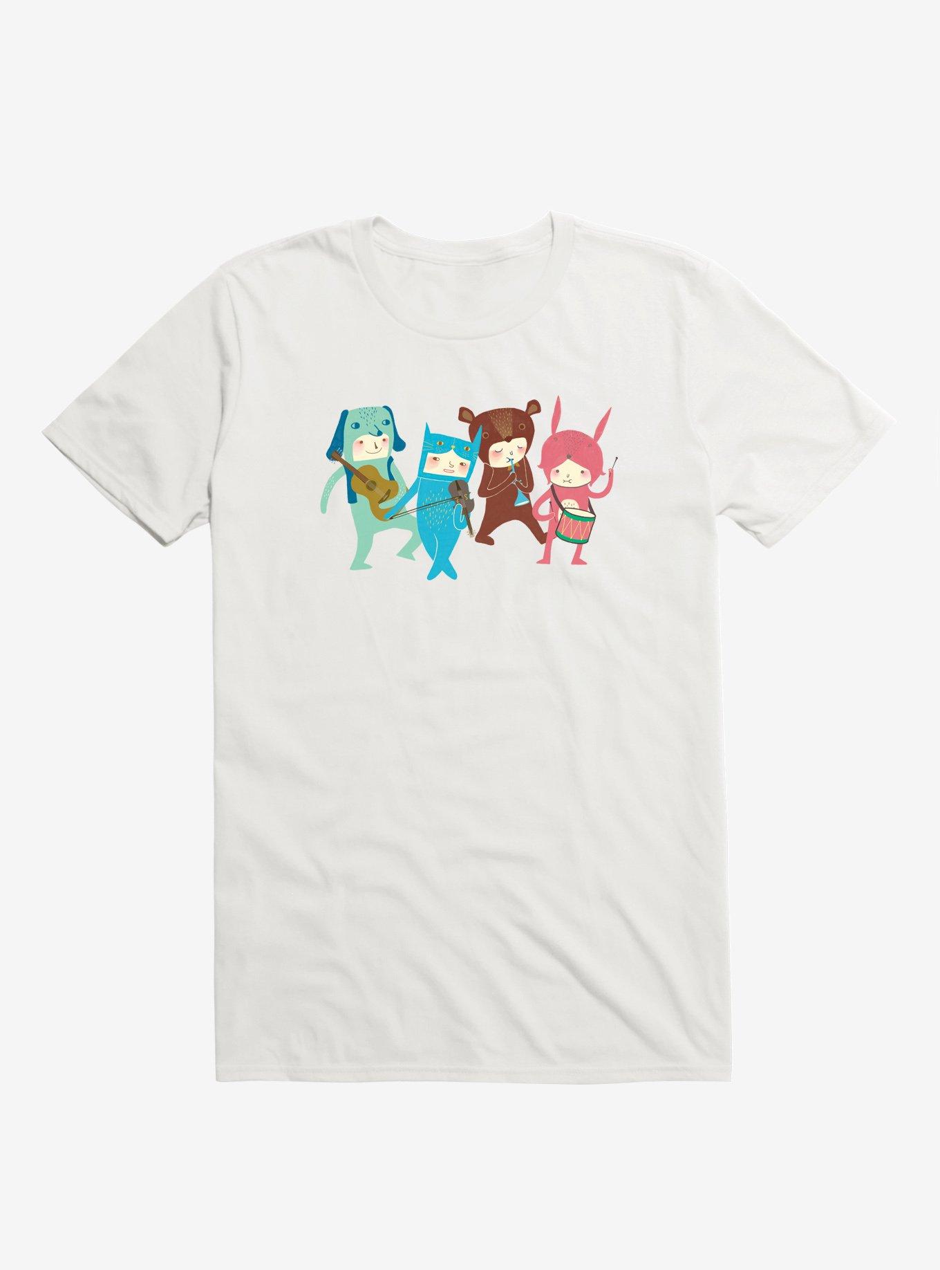 The Musicians T-Shirt, WHITE, hi-res