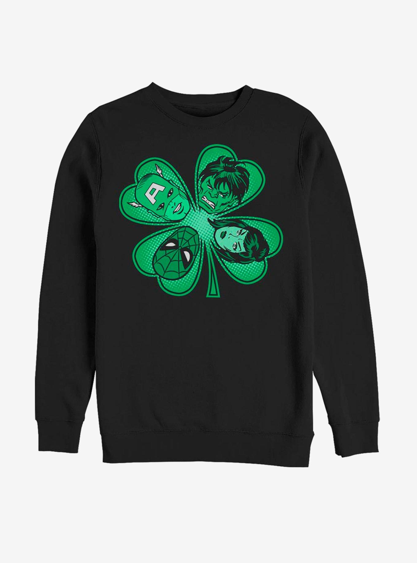 Marvel Avengers Lucky Clover Retro Sweatshirt, , hi-res