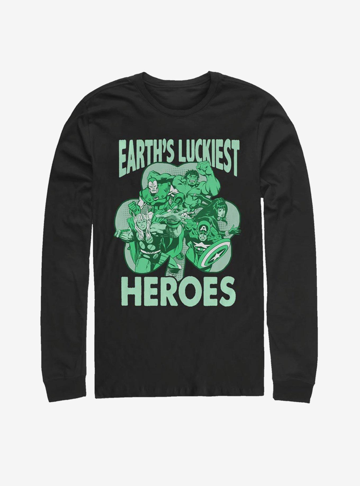 Marvel Avengers Luck Of The Hero Long-Sleeve T-Shirt, , hi-res