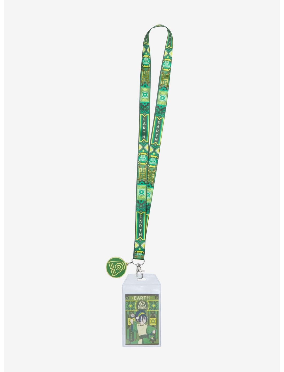 Avatar: The Last Airbender Earth Lanyard - BoxLunch Exclusive, , hi-res