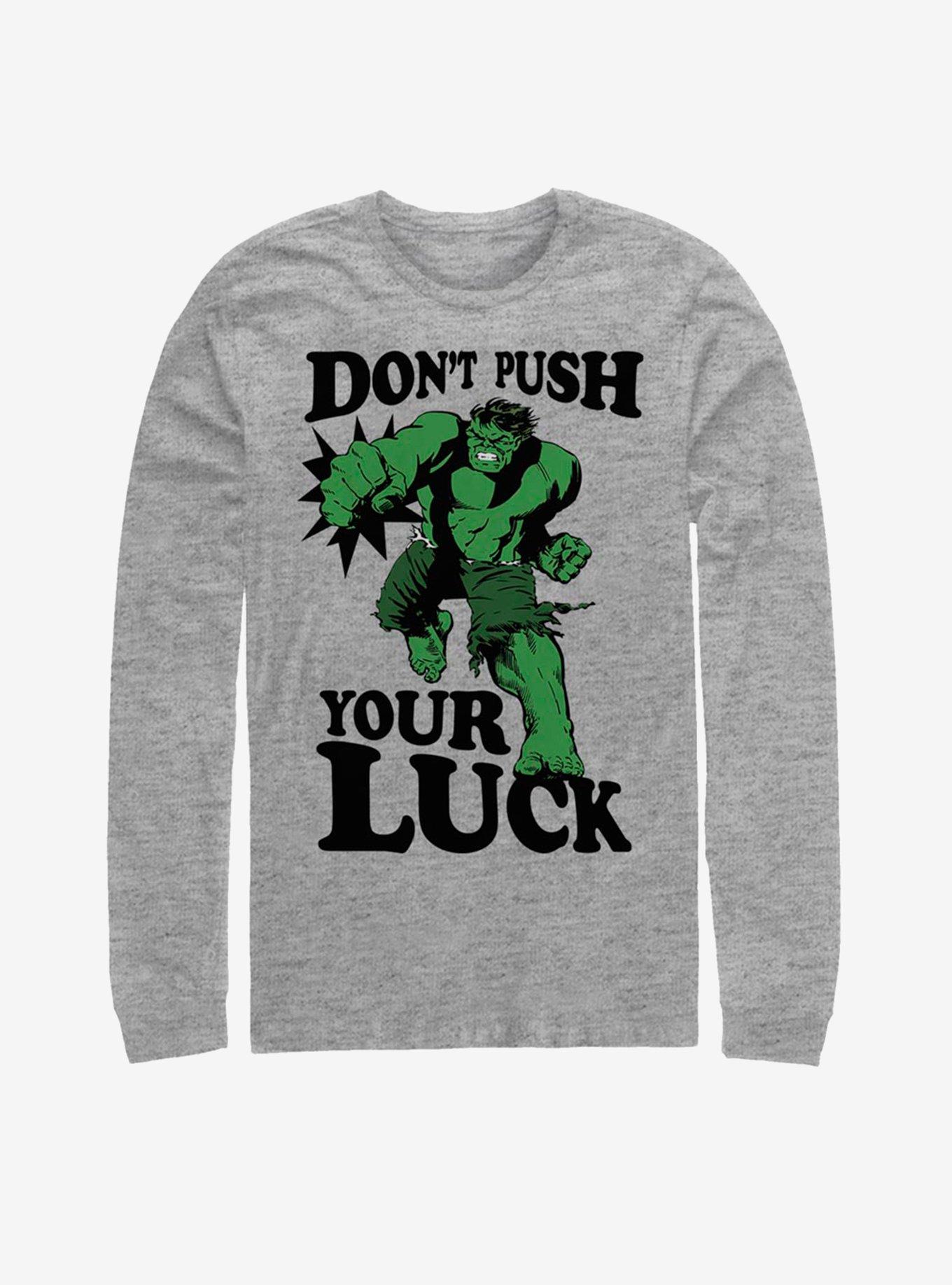 Marvel Hulk Push The Luck Long-Sleeve T-Shirt, , hi-res