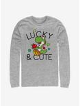 Nintendo Mario Lucky And Cute Yoshi Long-Sleeve T-Shirt, ATH HTR, hi-res