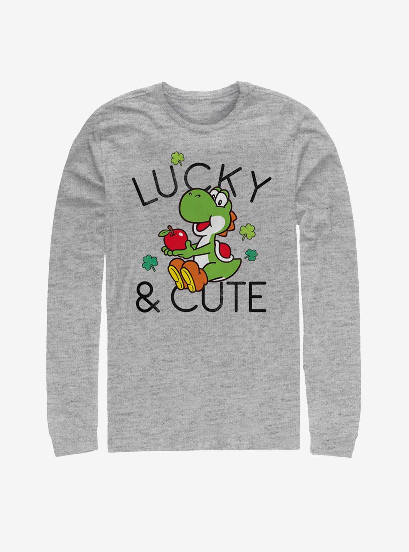 Nintendo Mario Lucky And Cute Yoshi Long-Sleeve T-Shirt, , hi-res