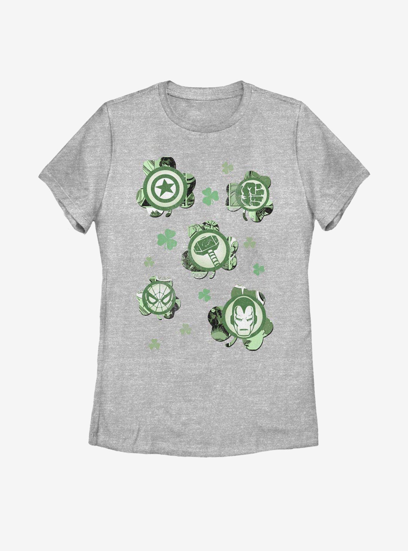 Marvel Avengers Lucky Clover Icons Womens T-Shirt, , hi-res