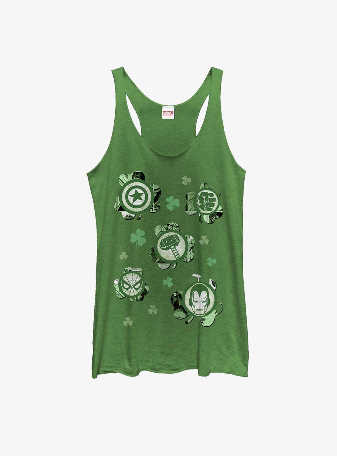 Marvel Avengers Lucky Clover Icons Womens Tank Top, , hi-res