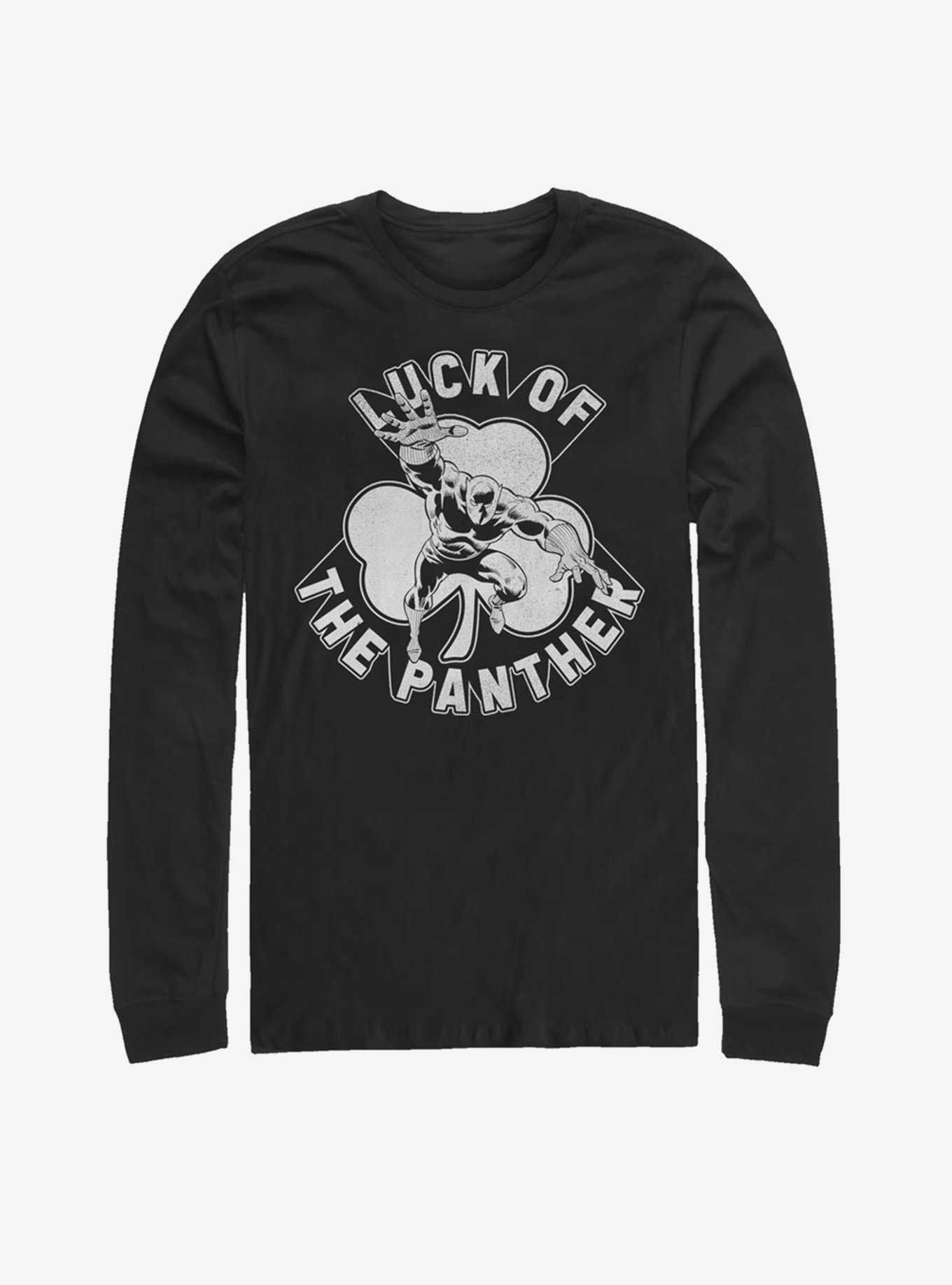 Marvel Black Panther Luck Of The Panther Long-Sleeve T-Shirt, , hi-res
