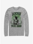 Star Wars Lucky Is Yoda Long-Sleeve T-Shirt, ATH HTR, hi-res
