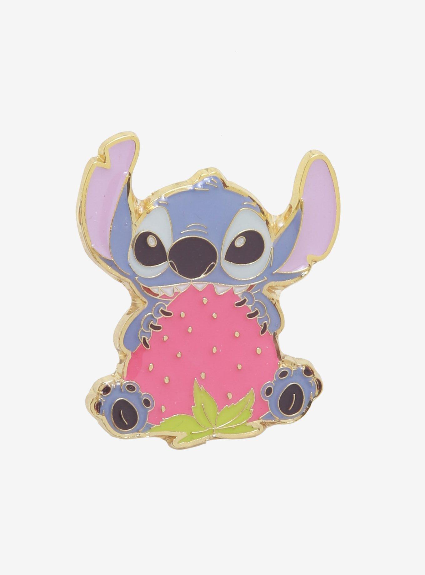 Loungefly Disney Lilo & Stitch Strawberry Stitch Enamel Pin, , hi-res