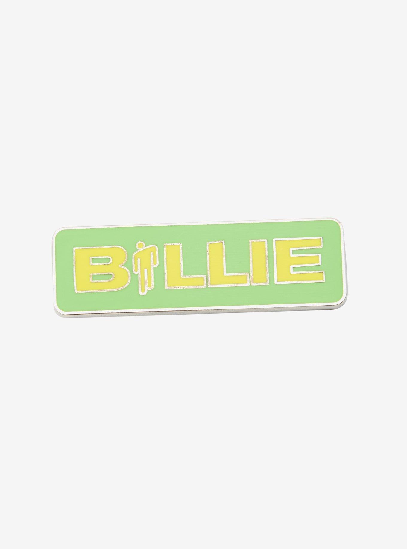 Billie Eilish Neon Green Enamel Pin, , hi-res