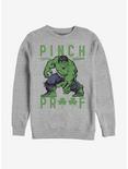 Marvel Hulk Green Pinch Sweatshirt, ATH HTR, hi-res