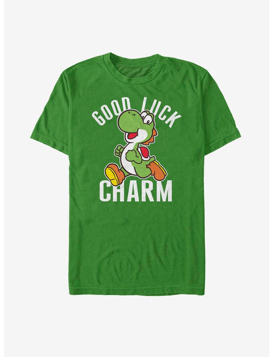 Nintendo Mario Yoshi Good Luck Charm T-Shirt, KELLY, hi-res