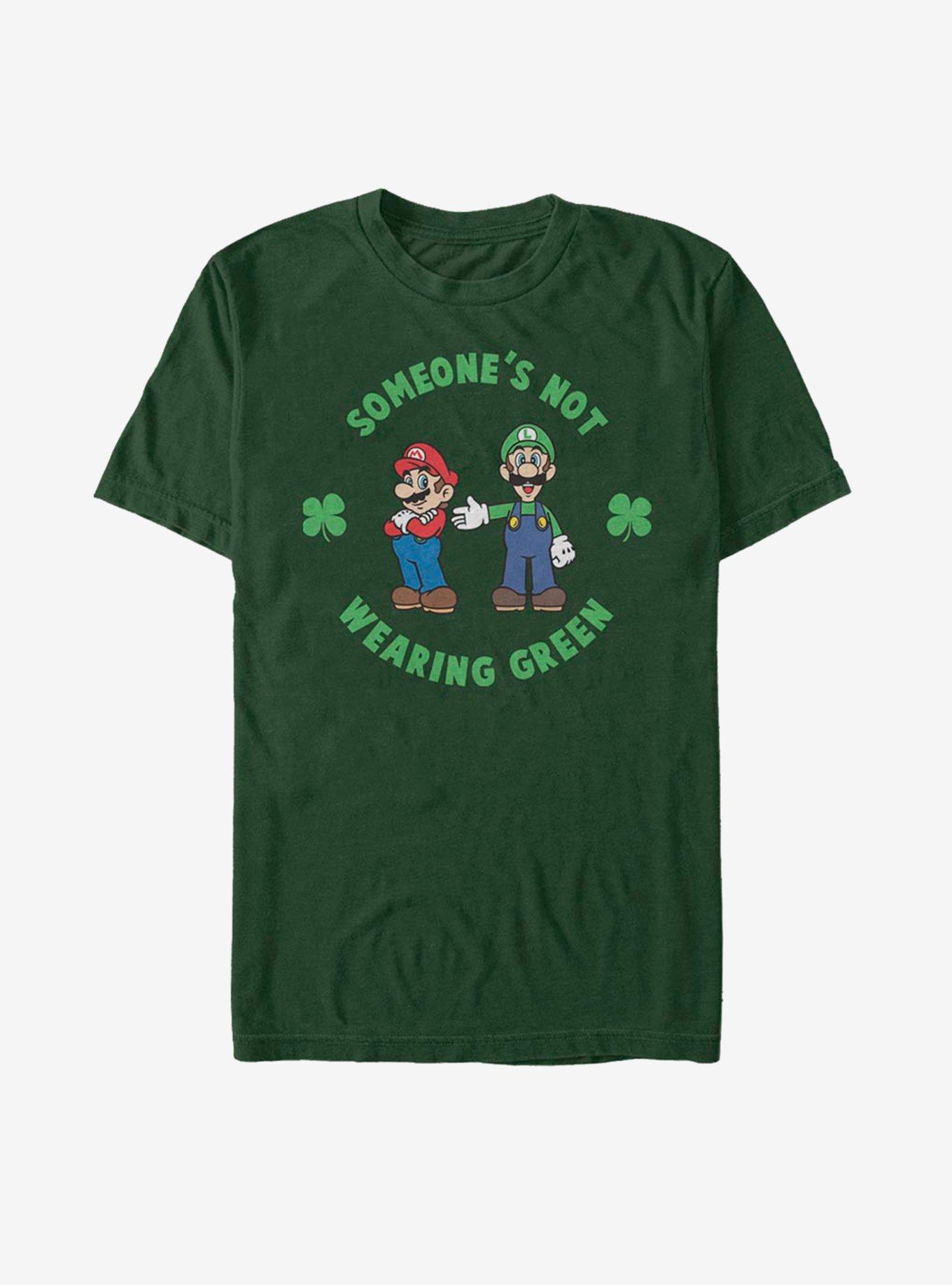 Nintendo Mario Luigi Wear Green T-Shirt, , hi-res