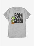 Nintendo Mario Yoshi Born Green Womens T-Shirt, ATH HTR, hi-res