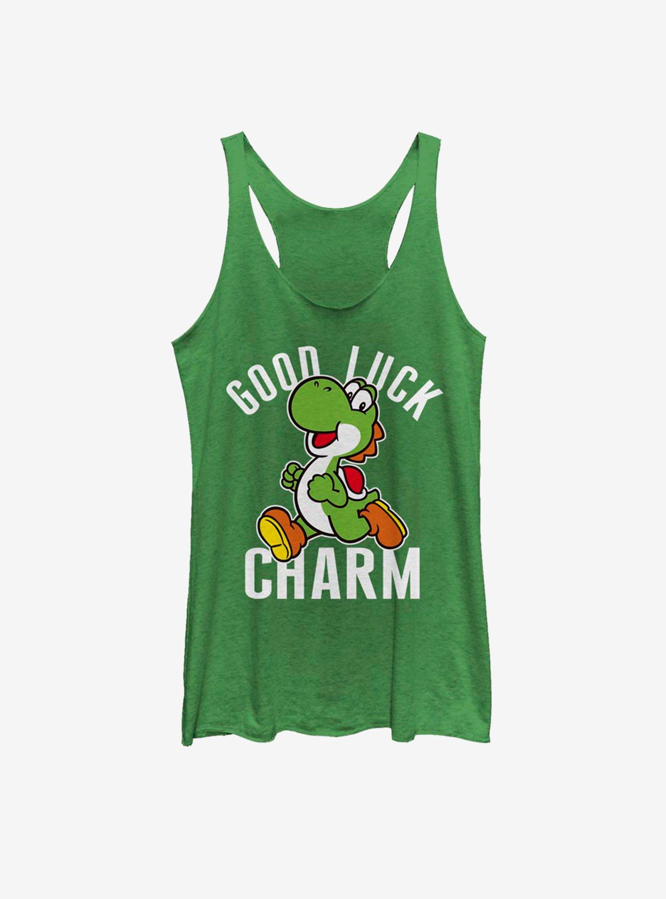 Nintendo Mario Yoshi Good Luck Charm Womens Tank Top, , hi-res